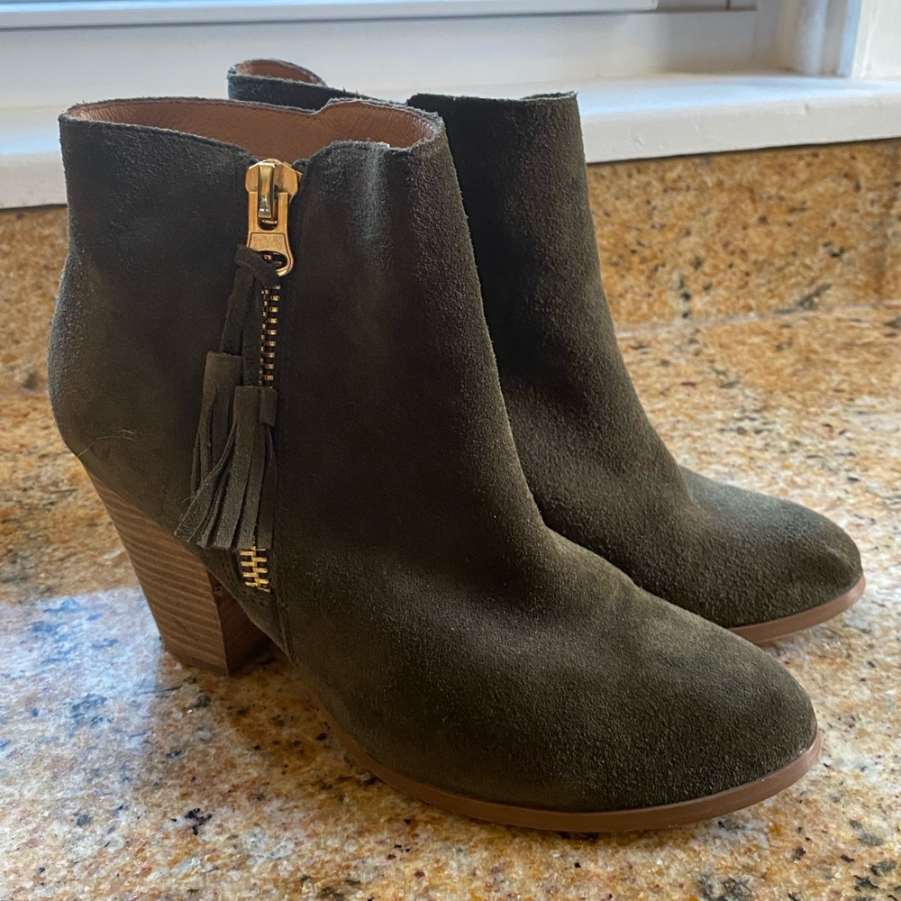 Aldo olive booties